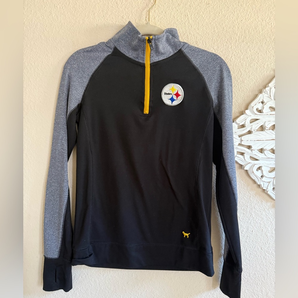Victoria Secret PINK Steelers half zip